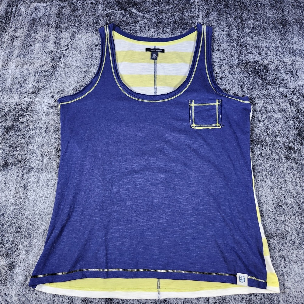 Tommy Hilfiger Tank Top  Womens‎ Front Pocket Sports Active Size Large